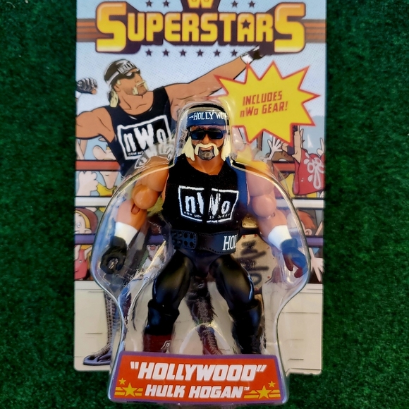 Mattel Hollywood Hulk Hogan 5.5 inch Action Figure - GLF25 NWO WWE NEW 2021 - Picture 9 of 9